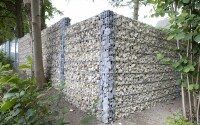 AOS STAHL Gabione Rubin 270x270x1208mm - ZINK - DV GABIONEN