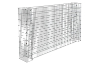AOS STAHL Gabione Rubin 420x270x2408mm - ZINK - DV GABIONEN