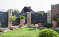 AOS STAHL Gabione Rubin 420x270x2408mm - ZINK - DV GABIONEN