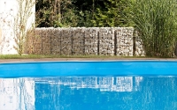 AOS STAHL Gabione Rubin 420x270x2408mm - ZINK - DV GABIONEN