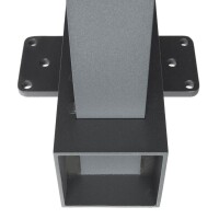 AOS STAHL Metallzaun – MANHATTAN Alu – 0990 x 1200 – 7016FS-DV DESIGNZAUN