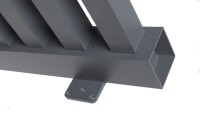 AOS STAHL Metallzaun – MANHATTAN Alu – 0990 x 1200 – 7016FS-DV DESIGNZAUN