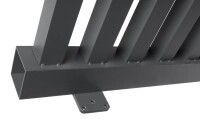 AOS STAHL Metallzaun – MANHATTAN Alu – 0990 x 1200 – 7016FS-DV DESIGNZAUN