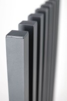 AOS STAHL Metallzaun – MANHATTAN Alu – 0990 x 1200 – 7016FS-DV DESIGNZAUN