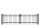 AOS STAHL Metalltor - Residenzen select - 2F - BRIENZ+ - 3195 x 0900 - DB703 - DV METALLTORE