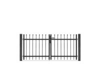 AOS STAHL Metalltor - Residenzen select - 2F - DAVOS+ - 2075 x 0900 - DB703 - DV METALLTORE