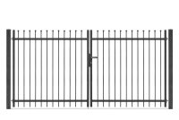 AOS STAHL Metalltor - Residenzen select - 2F - Davos+ - 3195 x 1500 - DB703 - DV METALLTORE