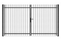AOS STAHL Metalltor - Residenzen select - 2F - Davos+ - 3195 x 1800 - DB703 - DV METALLTORE