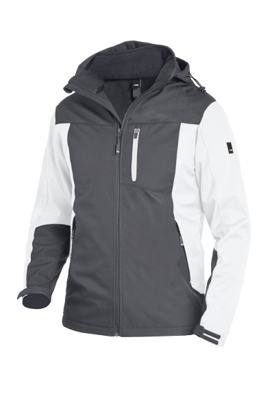 SALE % - FHB JANNIK Softshelljacke, weiß-anthrazit, Gr. M I  79105-1012-M