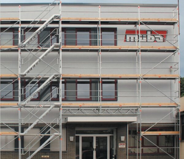 MÜBA 1025m² Fix 70 Aluminium Gerüst I Fassadengerüst Baugerüst