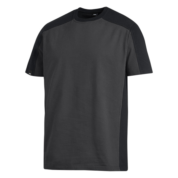 SALE % - FHB MARC T-Shirt zweifarbig, anthrazit-schwarz, Gr. L I  90690-1220-L