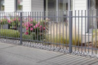AOS STAHL 24m Zaunpakete KOMPLETT Residenzen select DAVOS+ inkl. Pfosten SETS
