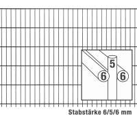 AOS STAHL 27,5m Zaunpakete KOMPLETT Doppelstabgitter MORITZ Höhe 1830mm Farbe moosgrün