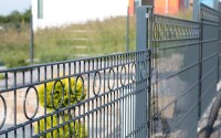 AOS STAHL 37,5m Zaunpaket KOMPLETT Schmuckzaun ROM Höhe 1030mm Farbe moosgrün