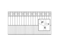 AOS STAHL 22m Zaunpaket KOMPLETT Schmuckzaun TURIN inkl. Pfosten Höhe 1000mm
