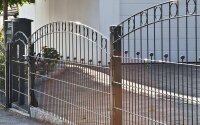 AOS STAHL 22,5m Zaunpaket KOMPLETT Schmuckzaun WIEN inkl. Pfosten Höhe 830mm
