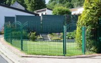 AOS STAHL 22,5m Zaunpaket KOMPLETT Schmuckzaun WIEN inkl. Pfosten Höhe 830mm