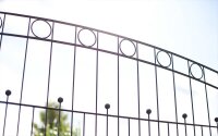 AOS STAHL 27,5m Zaunpaket KOMPLETT Schmuckzaun WIEN inkl. Pfosten Höhe 830mm