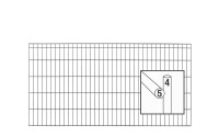 AOS STAHL 28m Zaunpaket KOMPLETT Stabgitterzaun MICHL inkl. Pfosten Höhe 1200mm Farbe moosgrün