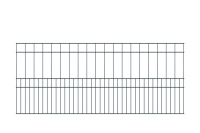 AOS STAHL Doppelstabgitterzaun MILO 1008 RAL7016