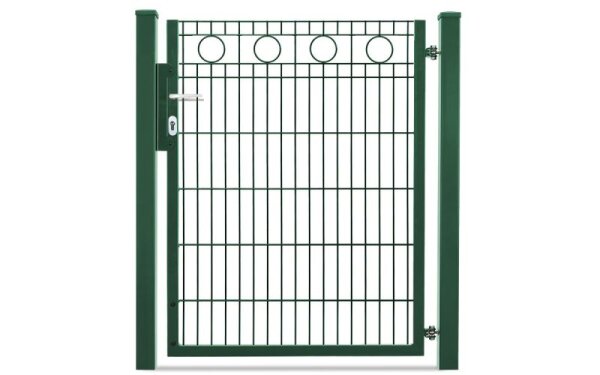 AOS STAHL Metalltor - VARIO Residenz ROM 1-flg. Höhe 1230mm Farbe moosgrün