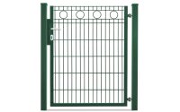 AOS STAHL Metalltor - VARIO Residenz ROM 1-flg. Höhe 1230mm Farbe moosgrün