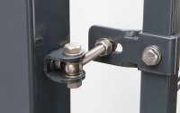 AOS STAHL Metalltor - VARIO Residenz ROM 1-flg. Höhe 1230mm Farbe moosgrün