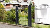 AOS STAHL Metalltor - VARIO Residenz ROM 1-flg. Höhe 1230mm Farbe moosgrün