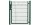 AOS STAHL Metalltor - VARIO Residenz ROM 1-flg. Höhe 1230mm Farbe moosgrün