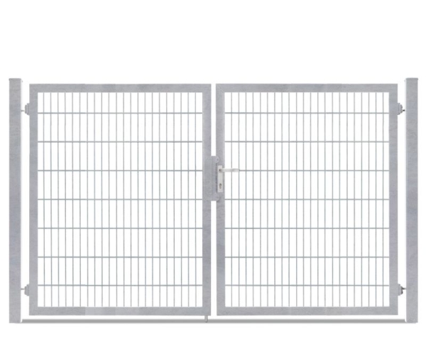 AOS STAHL Gartentor - VARIO Plus 2-Flügig verzinkt Breite 2640mm Höhe 1630mm
