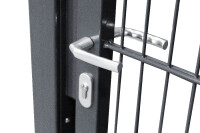 AOS STAHL Gartentor - VARIO Plus 2-Flügig verzinkt Breite 2640mm Höhe 1630mm