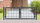 AOS STAHL Gartentor - VARIO Plus 2-Flügig moosgrün Breite 3640mm Höhe 1230mm