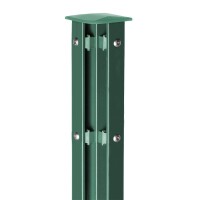 AOS STAHL Abdeckleiste für Pfosten - Typ VAP moosgrün Höhe 830mm