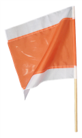 SALE % - Warnflagge weiß-rot-weiß 750 x 750 mm