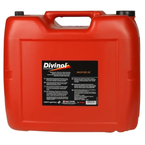 Divinol Hochdruck-Hydrauliköl HVLP ISO 32 31330, 20 l Kanister, Mineralölbasis