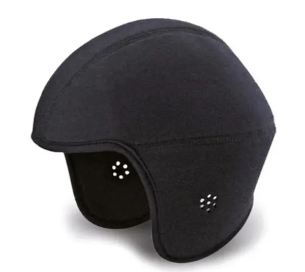KASK Winter-Innenpolster 61008 schwarz, winddichter Tek Series Stoff, mit Gehörschutzaussparung