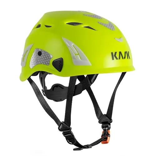 Kask Schutzhelm Superplasma AQ Hi Viz 61047 Gelb Fluoreszierend, belüftet, nach EN 397 und EN 12492