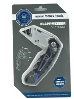 Klappmesser 61444 SK2 Stahl, mit Gürtelclip, inkl. Klingenlager 3 Stk.