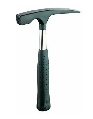 PICARD Maurerhammer 75392 Rheinische Form, Geraute Bahn, 600 g, Stahlrohrstiel
