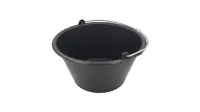 Profibau Pflastereimer 60965 Schwarz, 100 % Recycelt, 12...