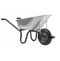 Profibau Betonkarre 60968 verzinkt 95 l, Luftrad, 150 kg...