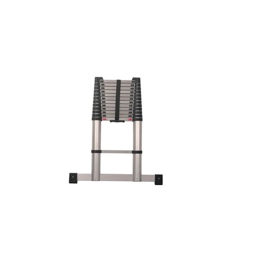 Profibau Teleskop-Anlegeleiter 61054 Soft-Close, 3,8 m, 150 kg Traglast