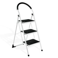 Profibau Stufenleiter 61057 3 Stufen, 150 kg Tragkraft,...