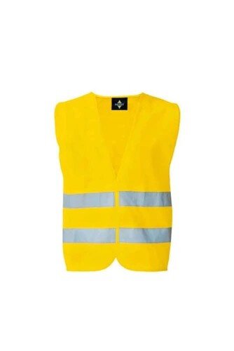 Warnweste Freiburg 61254 Gelb XL, mit Klettverschluss, EN ISO 20471