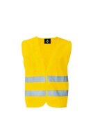 Warnweste Freiburg 61254 Gelb XL, mit Klettverschluss, EN...