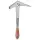 Picard Schieferhammer 61459 207 R XL, Rheinische Form, handgeschmiedet, mit Ledergriff und Nagelzug, für Rechtshänder, 700 g
