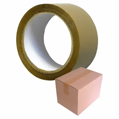 Profibau Packband T108 61525 Braun, 48 mm x 66 m, Polypropylen, Acrylatkleber