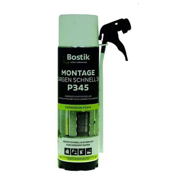Profibau 2K Montageschaum 61586 P345 B2 rosa, 400 ml, für Türzargen