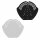 Firstendscheibe 62407 Aluminium Schwarz/Weiß, 2er-Pack, 19x22 cm, Zuschneidbar