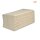 Profibau Papierhandtücher 62598 V-Falz 2-lagig Natur, 23,5 x 23 cm, 3200 Blatt